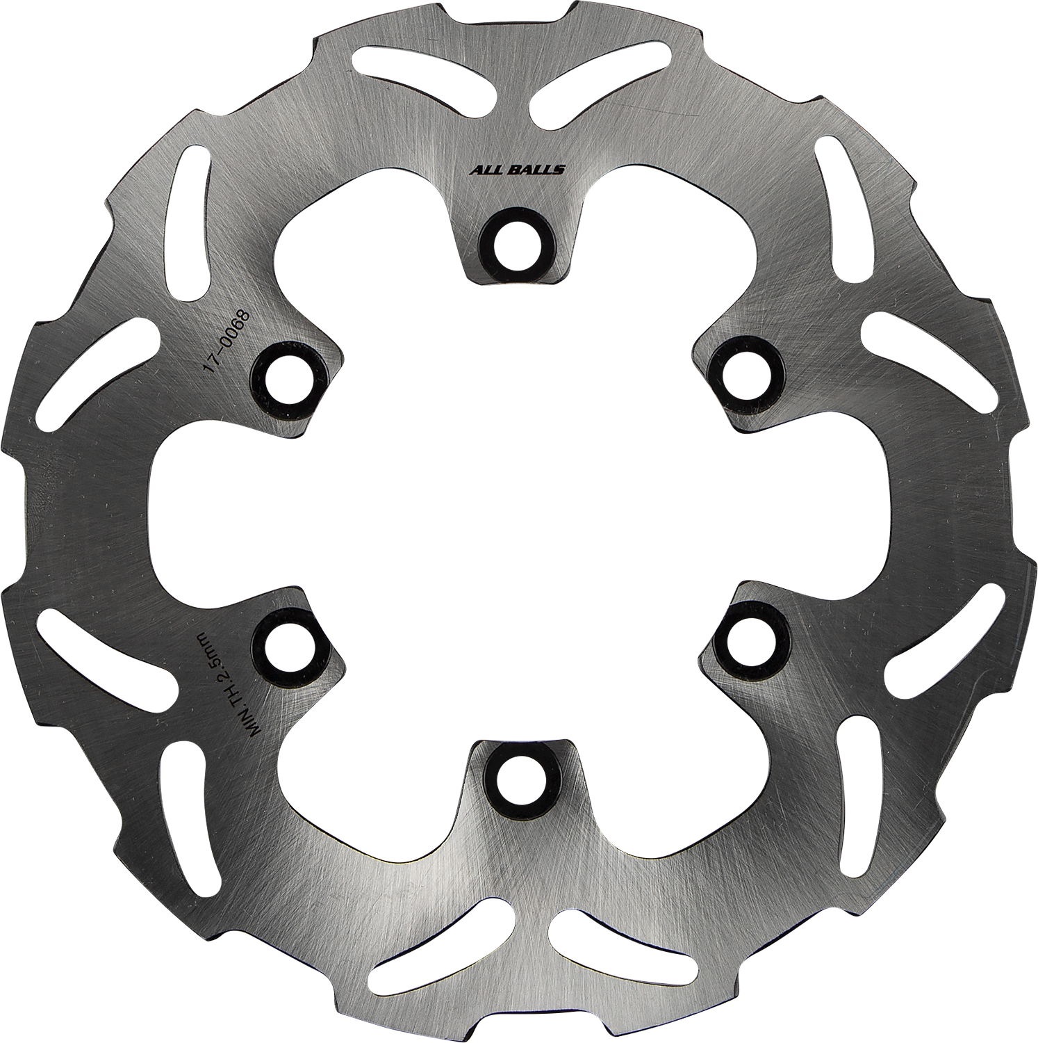 ALL BALLS Kawasaki/Suzuki Brake Rotor 18-0068 – Durable Stainless Steel with Slotted Wave Design