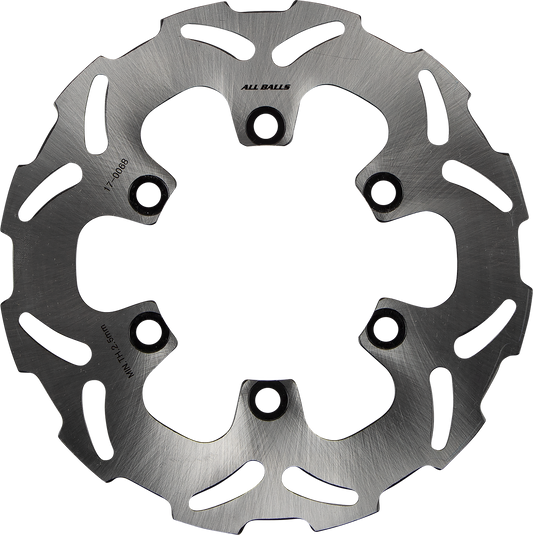 ALL BALLS Kawasaki/Suzuki Brake Rotor 18-0068 – Durable Stainless Steel with Slotted Wave Design