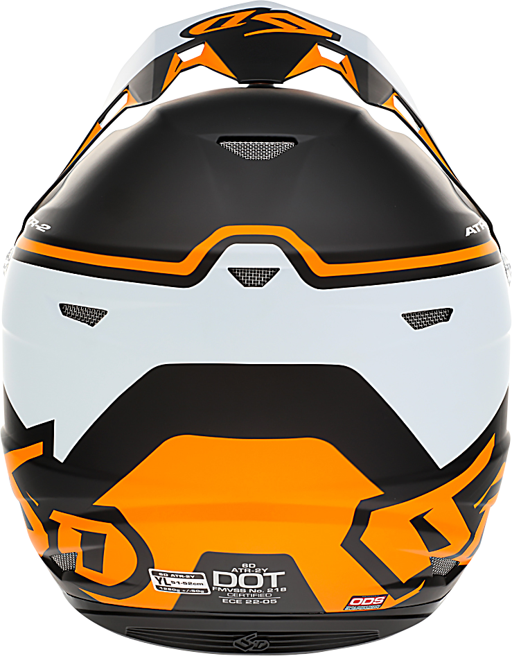 6D HELMETS | ATR-2Y Drive | Neon Orange | Small