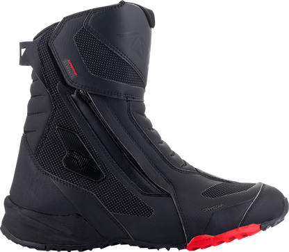 Alpinestars RT-7 Drystar® Motorcycle Boots - Black/Red, US 9.5 / EU 44, Part 2443023-13-44
