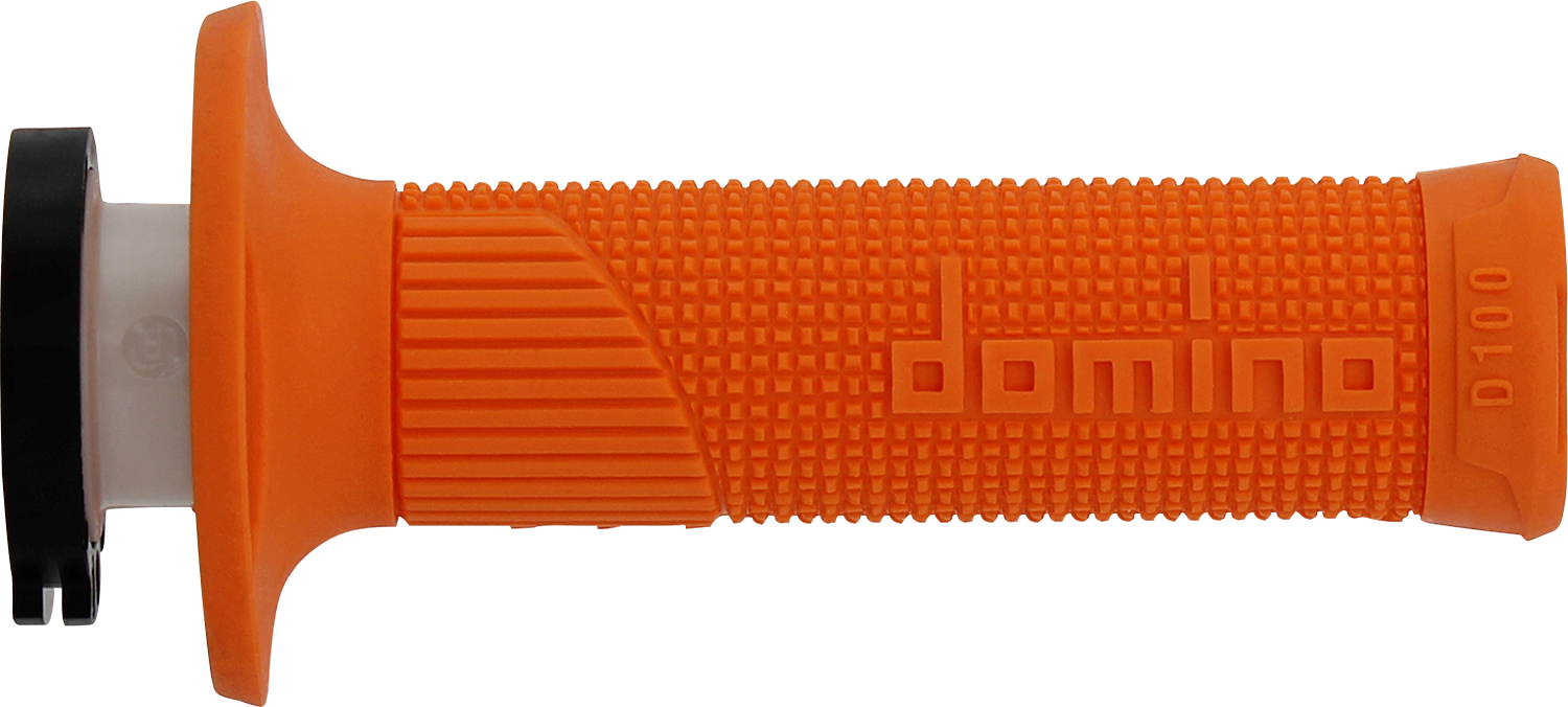 DOMINO D100 D-Lock Grips - Orange, Part Number D10046C4500A9-0