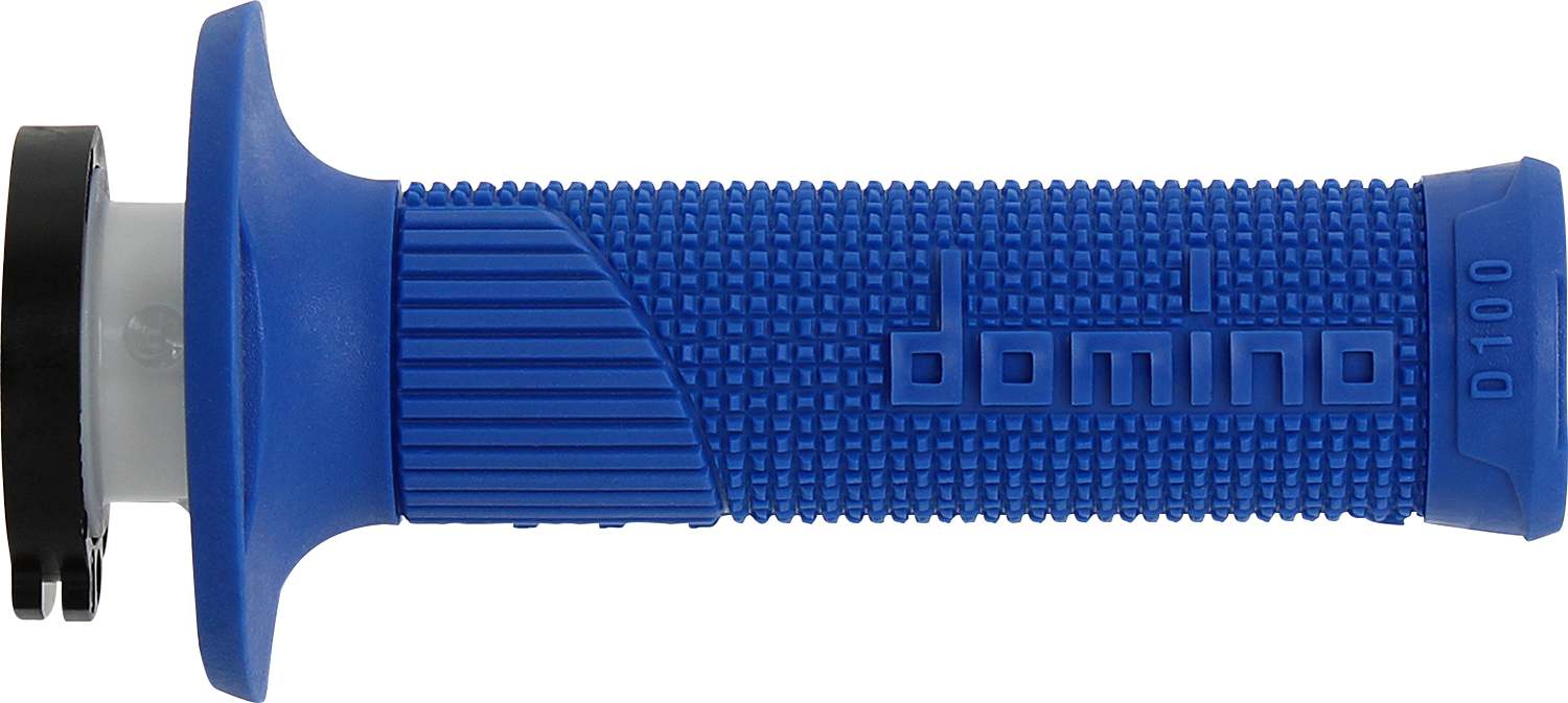DOMINO D100 D-Lock Grips - Blue (Part Number: D10046C4800A9-0)