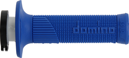 DOMINO D100 D-Lock Grips - Blue (Part Number: D10046C4800A9-0)