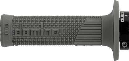 DOMINO D100 D-Lock Grips - Gray D10046C5200A9-0 for Motorcycle Throttles