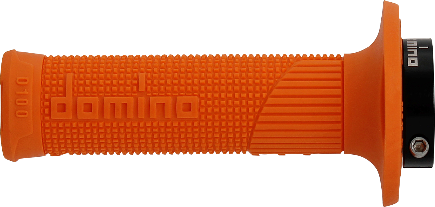 DOMINO D100 D-Lock Grips - Orange, Part Number D10046C4500A9-0