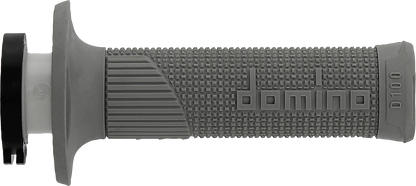 DOMINO D100 D-Lock Grips - Gray D10046C5200A9-0 for Motorcycle Throttles