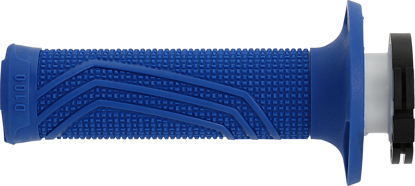 DOMINO D100 D-Lock Grips - Blue (Part Number: D10046C4800A9-0)