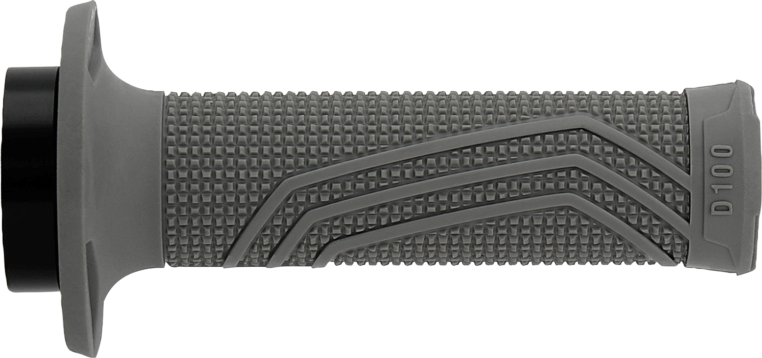 DOMINO D100 D-Lock Grips - Gray D10046C5200A9-0 for Motorcycle Throttles