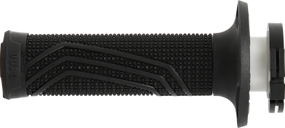 DOMINO D100 D-Lock Grips - Black (Part Number: D10046C4000A9-0)