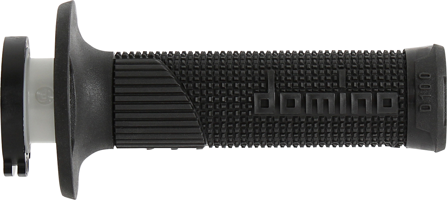 DOMINO D100 D-Lock Grips - Black (Part Number: D10046C4000A9-0)