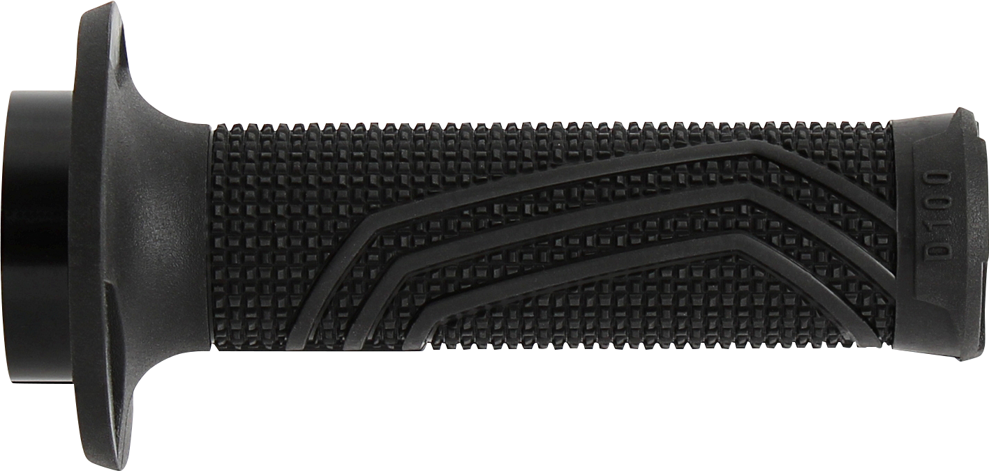 DOMINO D100 D-Lock Grips - Black (Part Number: D10046C4000A9-0)