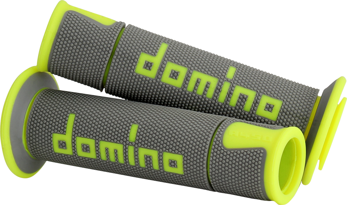 G2 ERGONOMICS CORP. A450 Grips - Domino - Gray/Fluorescent Yellow A45041C5052B7-0