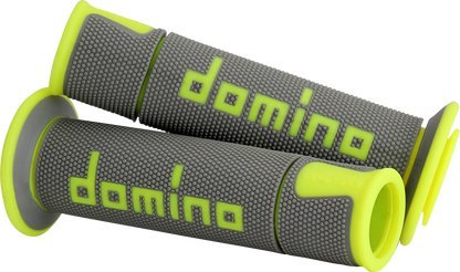 G2 ERGONOMICS CORP. A450 Grips - Domino - Gray/Fluorescent Yellow A45041C5052B7-0