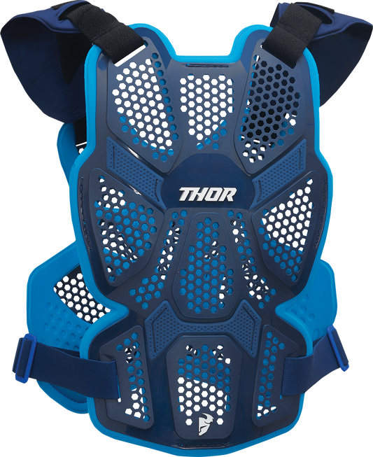 THOR Sentinel LTD Roost Guard Navy XS/S - Lightweight, Adjustable Protection for Riders 120-185 lbs