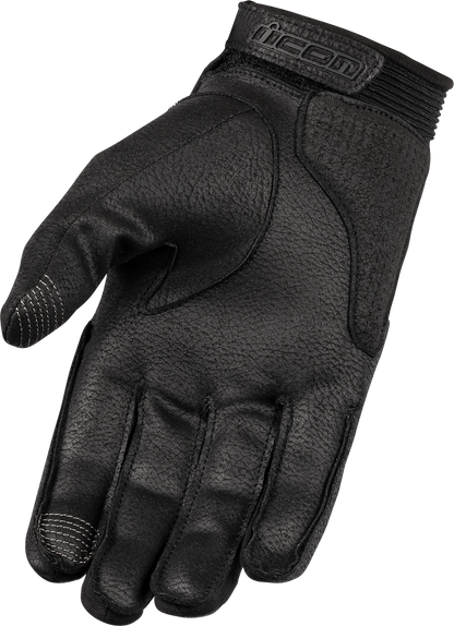 ICON Women's Superduty3™ Gloves - Black Large - Part No. 3302-0921