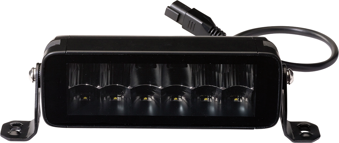 Moose Offroad 7-Inch Black LED Light Bar MSE-BLB7 with Combo Beam and Mounting Kit