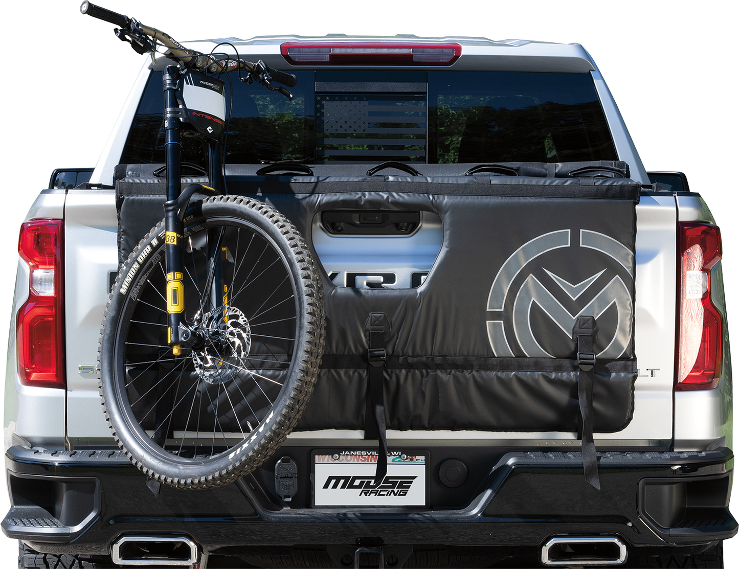 MOOSE OFFROAD Tailgate Cover 3930-0026 - Water-Resistant Truck Bed Protector for Up to Five Bikes