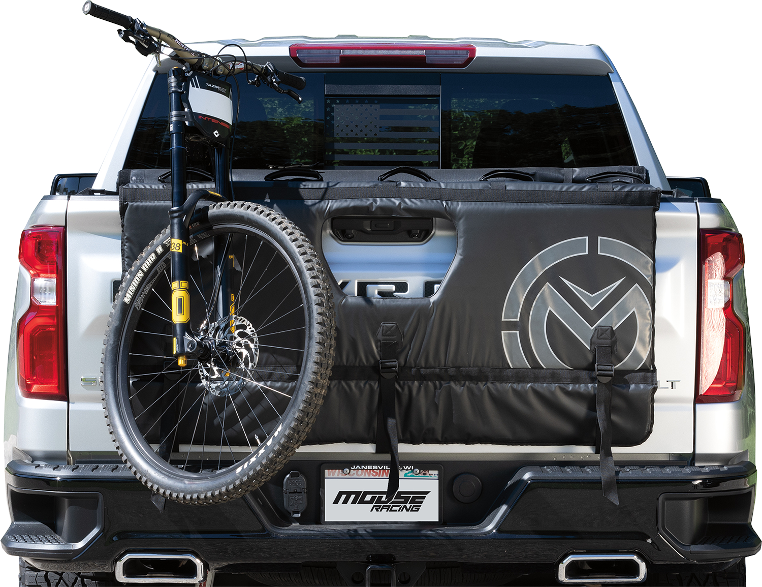 MOOSE OFFROAD Tailgate Cover 3930-0026 - Water-Resistant Truck Bed Protector for Up to Five Bikes