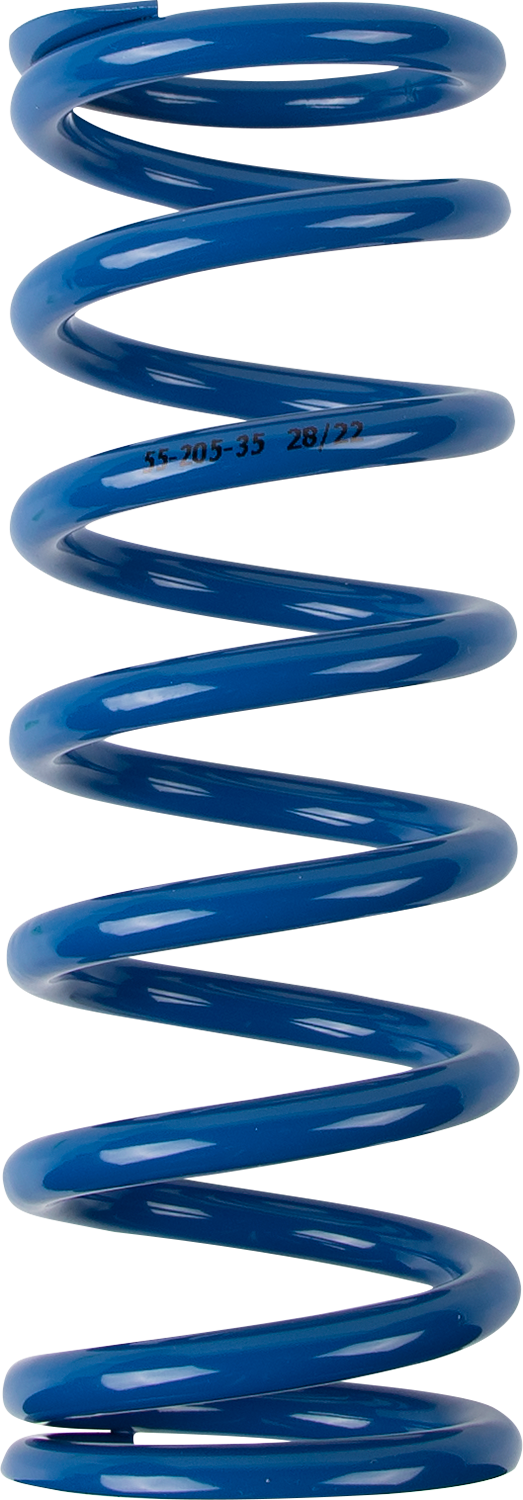 Moose Offroad Shock Spring 55 mm OD, 35 N/mm - Blue - Part 1312-0953