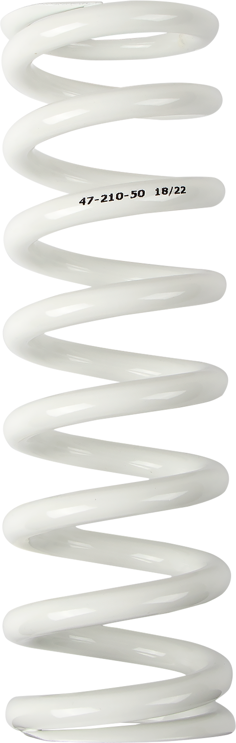 Moose Offroad Shock Spring 1312-0950 - 47mm OD, 50 N/mm Spring Rate, White