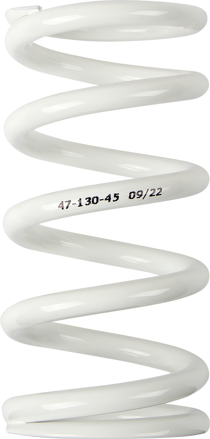 Moose Offroad Shock Spring 45 N/mm - 47mm OD - White, Part Number 1312-0945