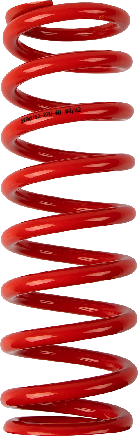 MOOSE Offroad Shock Spring 1312-0961 – 59/62mm OD, 40 N/mm, Red for Offroad Vehicles