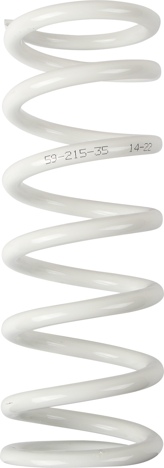 MOOSE OFFROAD Shock Spring 35 N/mm OD White - Part Number 1312-0956