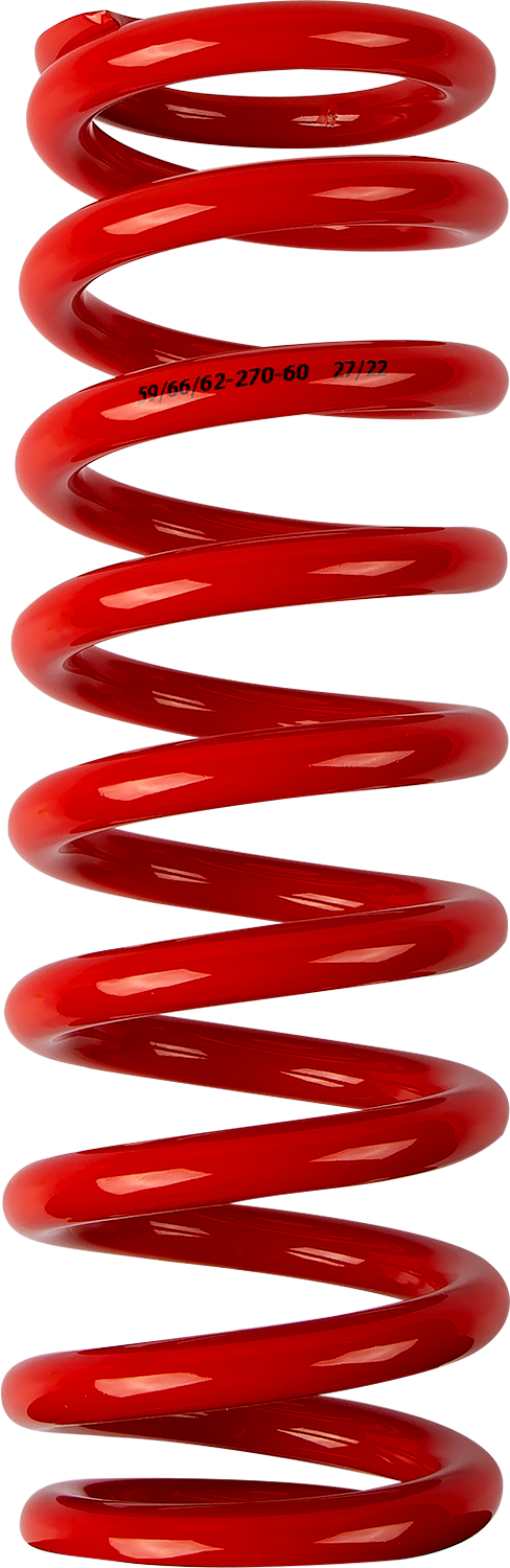 MOOSE OFFROAD Shock Spring 1312-0969 – 59/62 mm OD, 60 N/mm, Red
