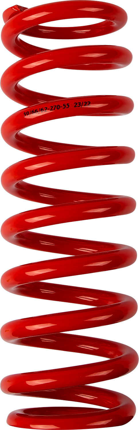 Moose Offroad Shock Spring 1312-0967, 59/62 mm OD, 55 N/mm, Red