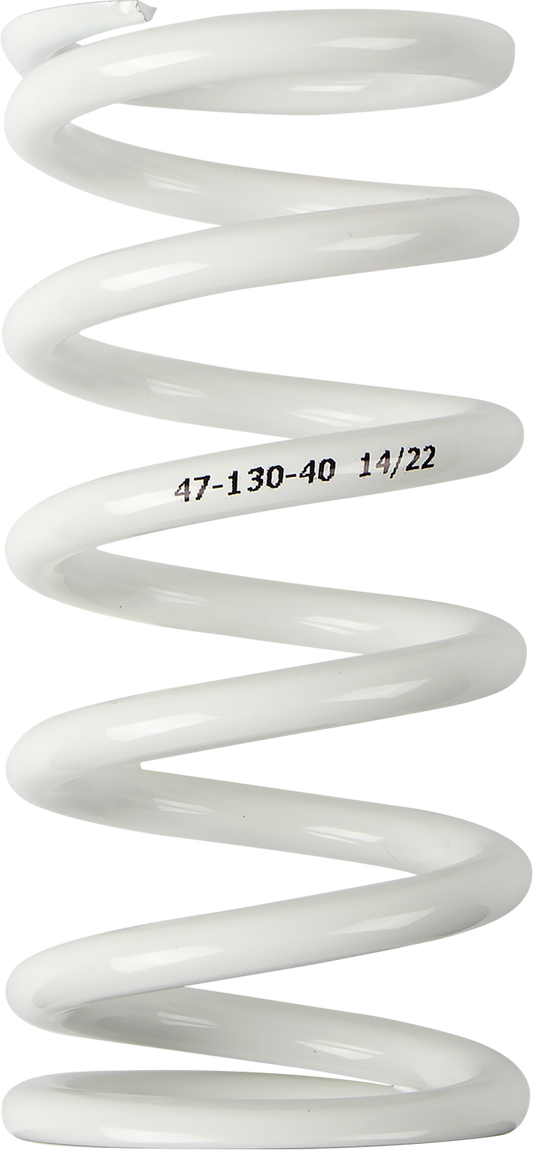 Moose Offroad Shock Spring 1312-0944 – 47mm OD, 40 N/mm Spring Rate, White