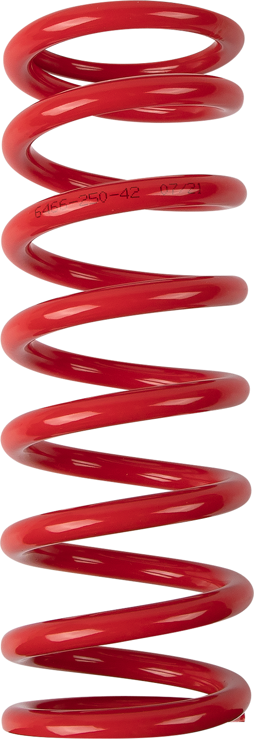 MOOSE OFFROAD Shock Spring 1312-0987, 64/66mm OD, 42 N/mm, Red