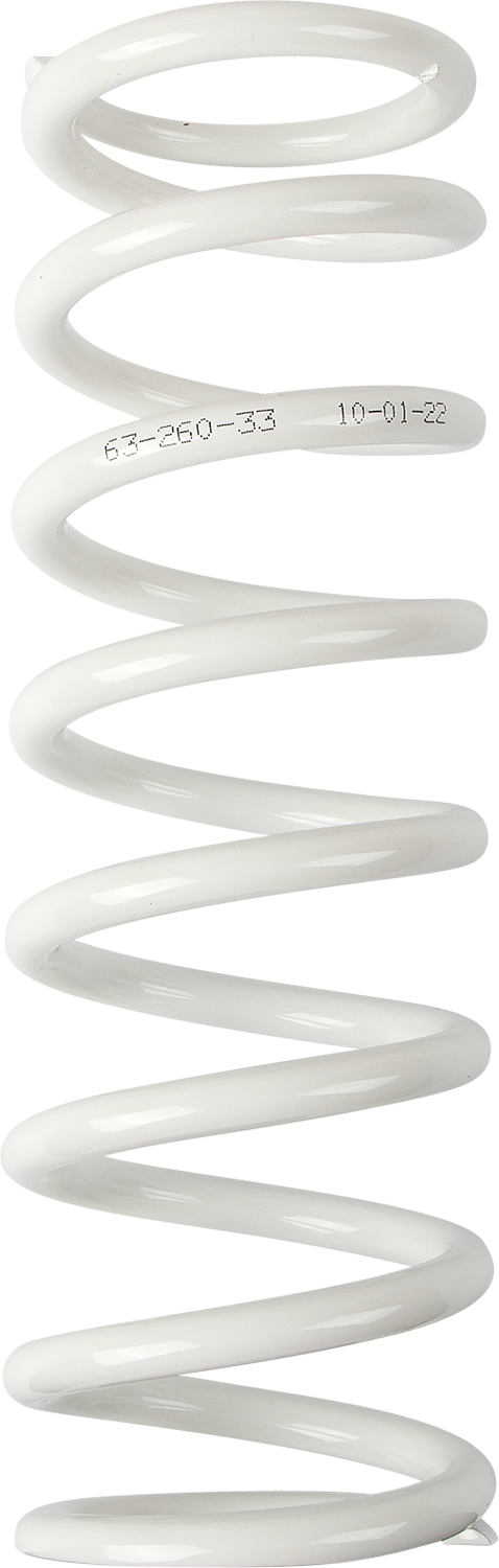 MOOSE OFFROAD Shock Spring 1312-0975 – 63 mm OD, 33 N/mm Rate, White