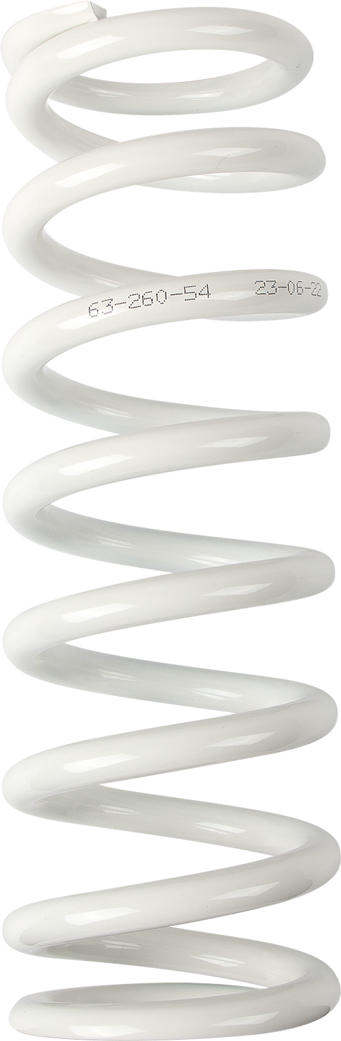 MOOSE OFFROAD Shock Spring 54 N/mm - 63mm OD - White - Part Number 1312-0982