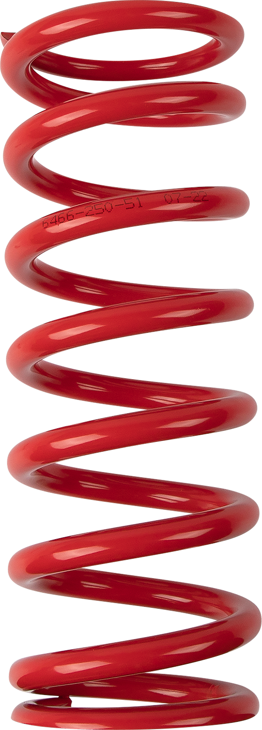 Moose Offroad Shock Spring 64/66 mm OD - 51 N/mm - Red, Part Number 1312-0990