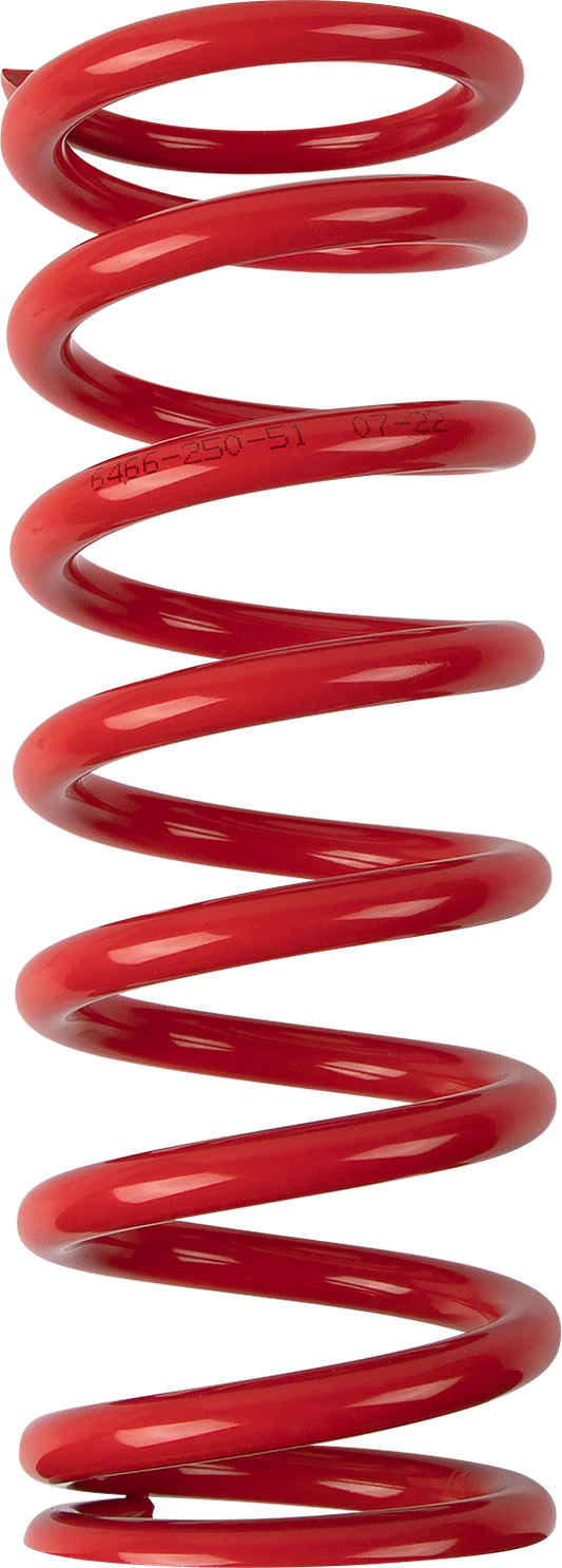 Moose Offroad Shock Spring 64/66 mm OD - 51 N/mm - Red, Part Number 1312-0990