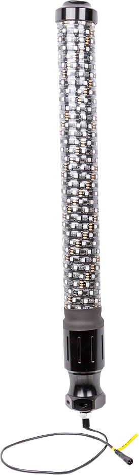 MOOSE OFFROAD 24-inch PQRCHSBTR122-PU Whip Lights with Bluetooth Control and Flag Kit