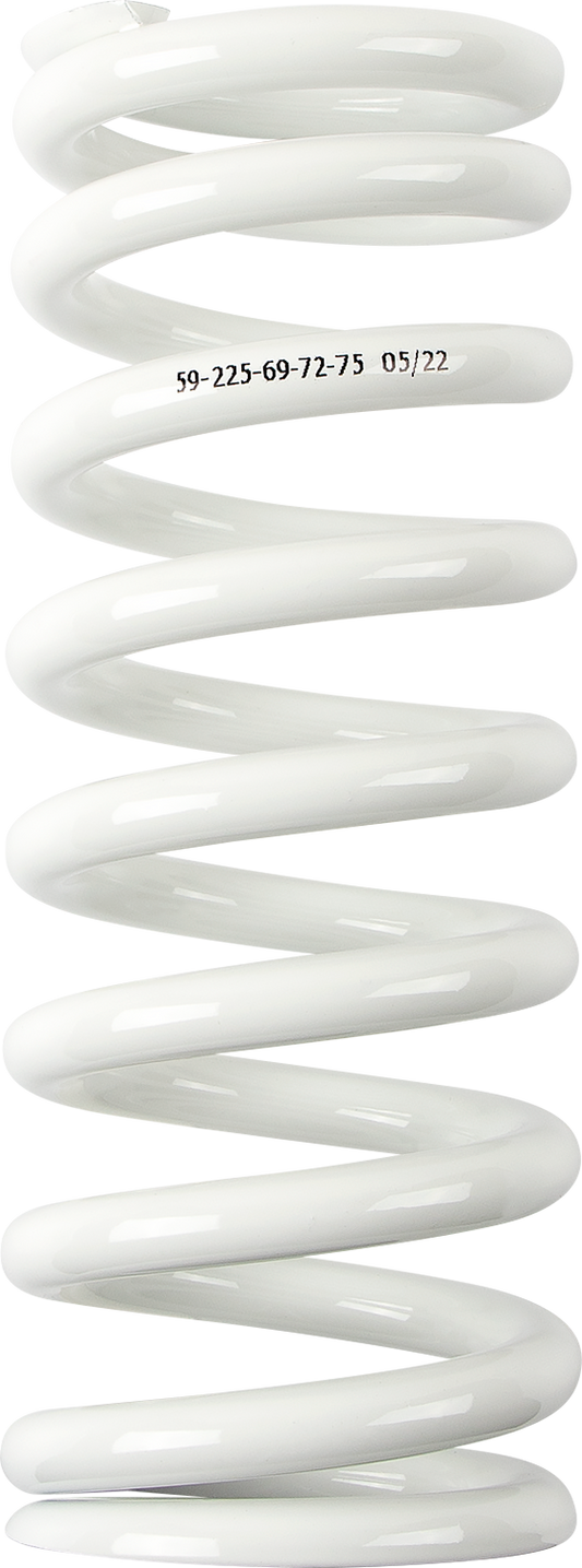 Moose Offroad Shock Spring 1312-1018 – 59mm OD, 69/72/75 N/mm Spring Rate, White