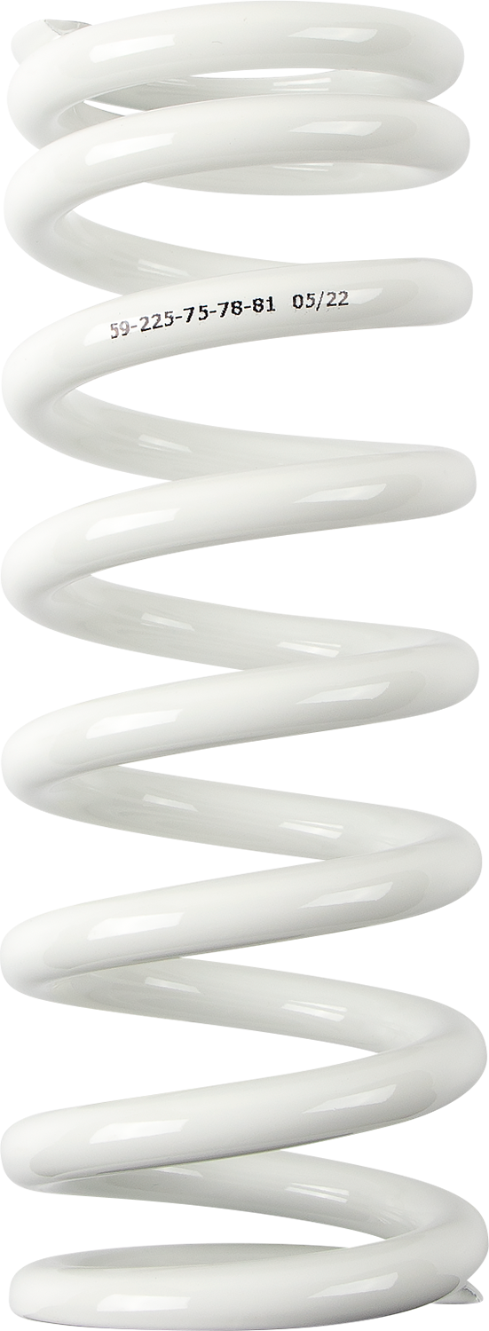 Moose Offroad Shock Spring 1312-1022 - 59mm OD, 75/78/81 N/mm Spring Rate, White