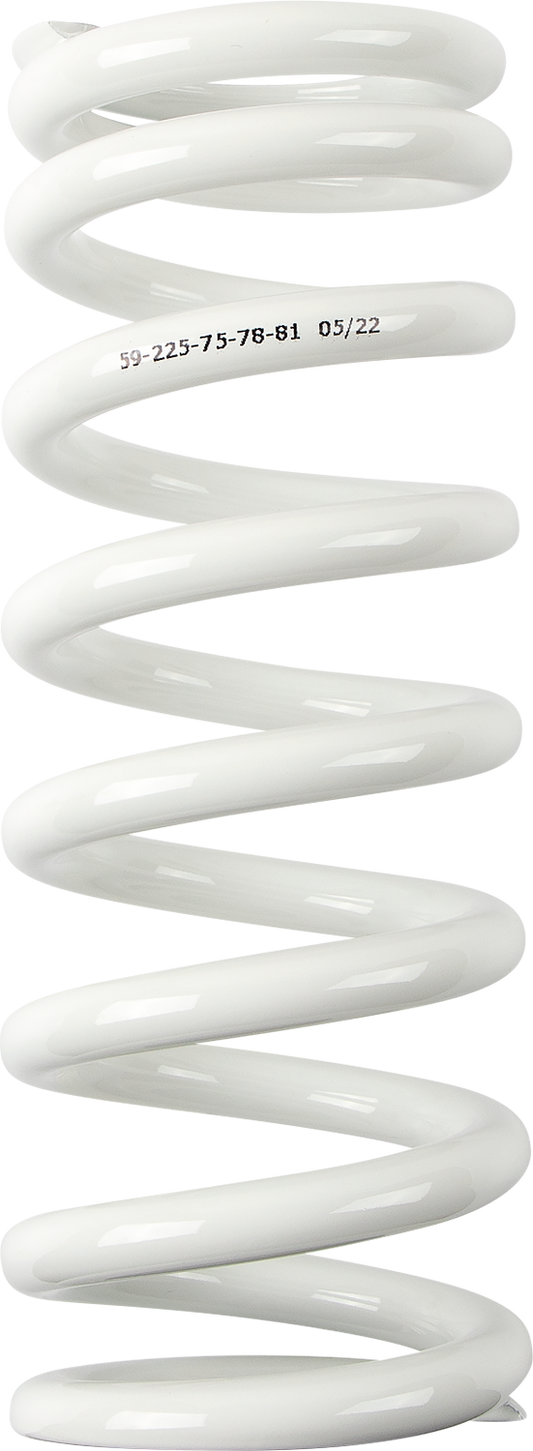 Moose Offroad Shock Spring 1312-1022 - 59mm OD, 75/78/81 N/mm Spring Rate, White