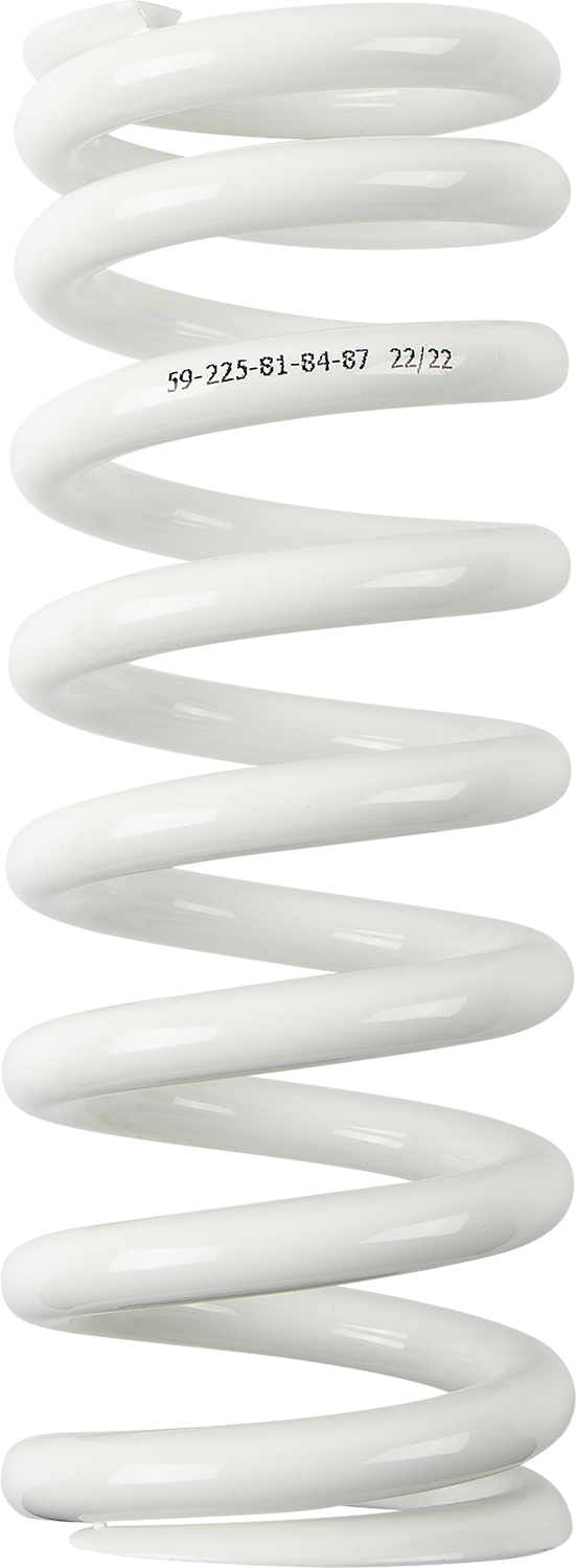 MOOSE OFFROAD Shock Spring 1312-1025 - 59 mm OD, 81/84/87 N/mm - White