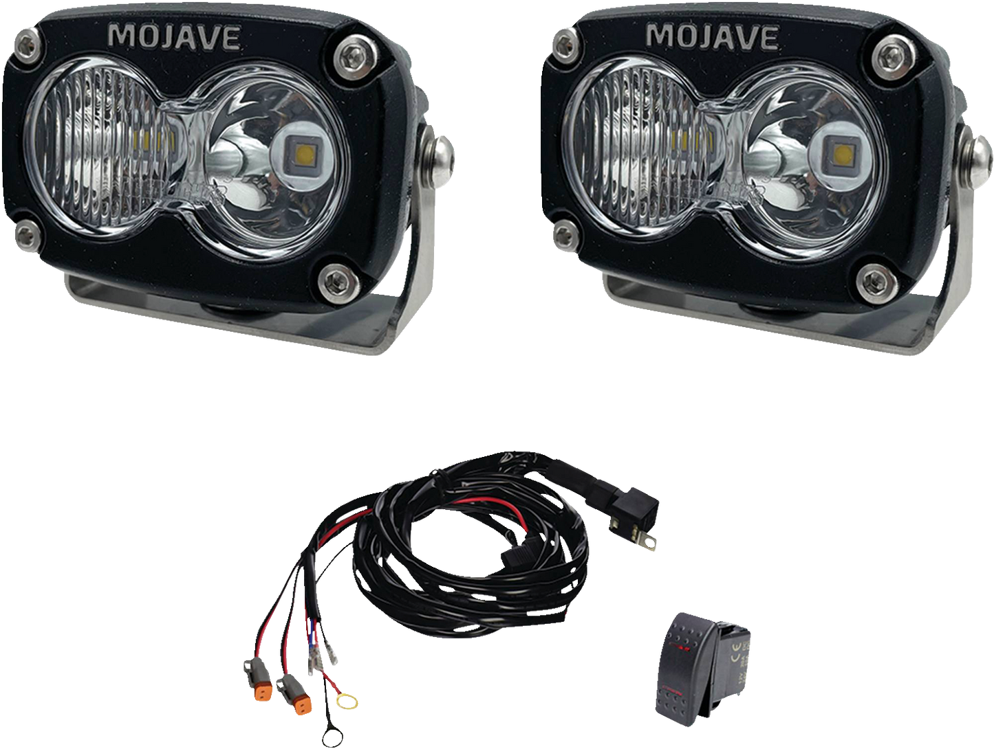 ALL BALLS LED Racing Light Kit - 2 x 3 Inches TLM2X3-KIT with Waterproof Design
