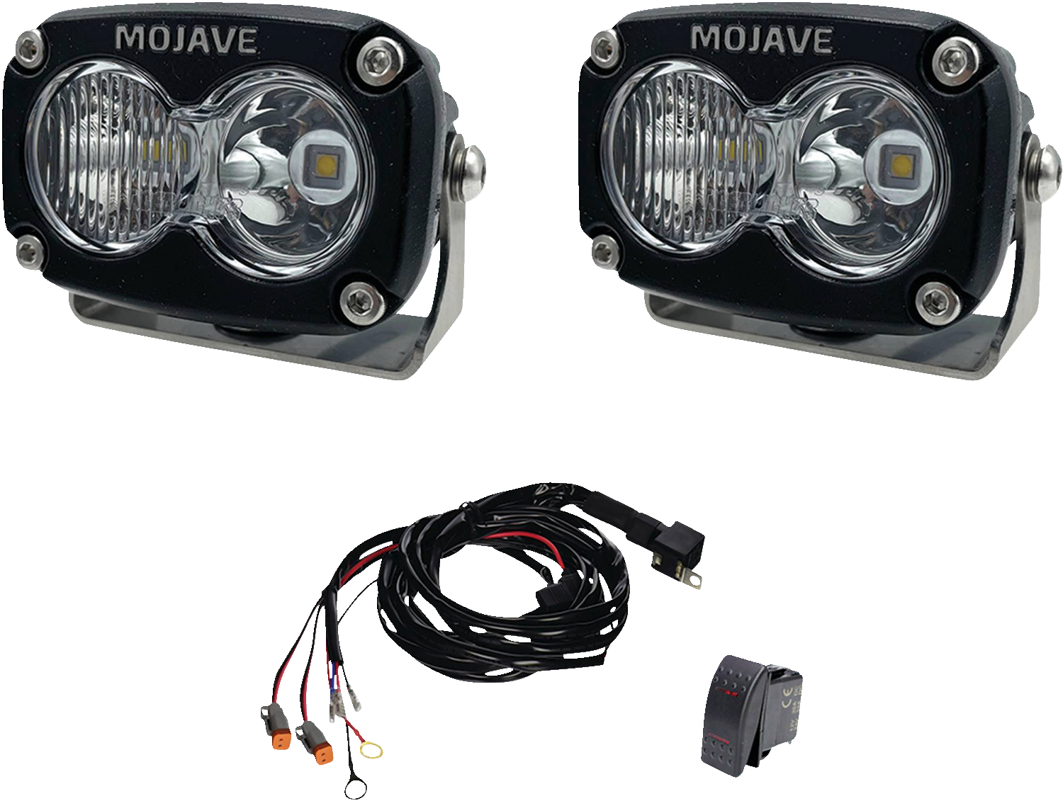ALL BALLS LED Racing Light Kit - 2 x 3 Inches TLM2X3-KIT with Waterproof Design