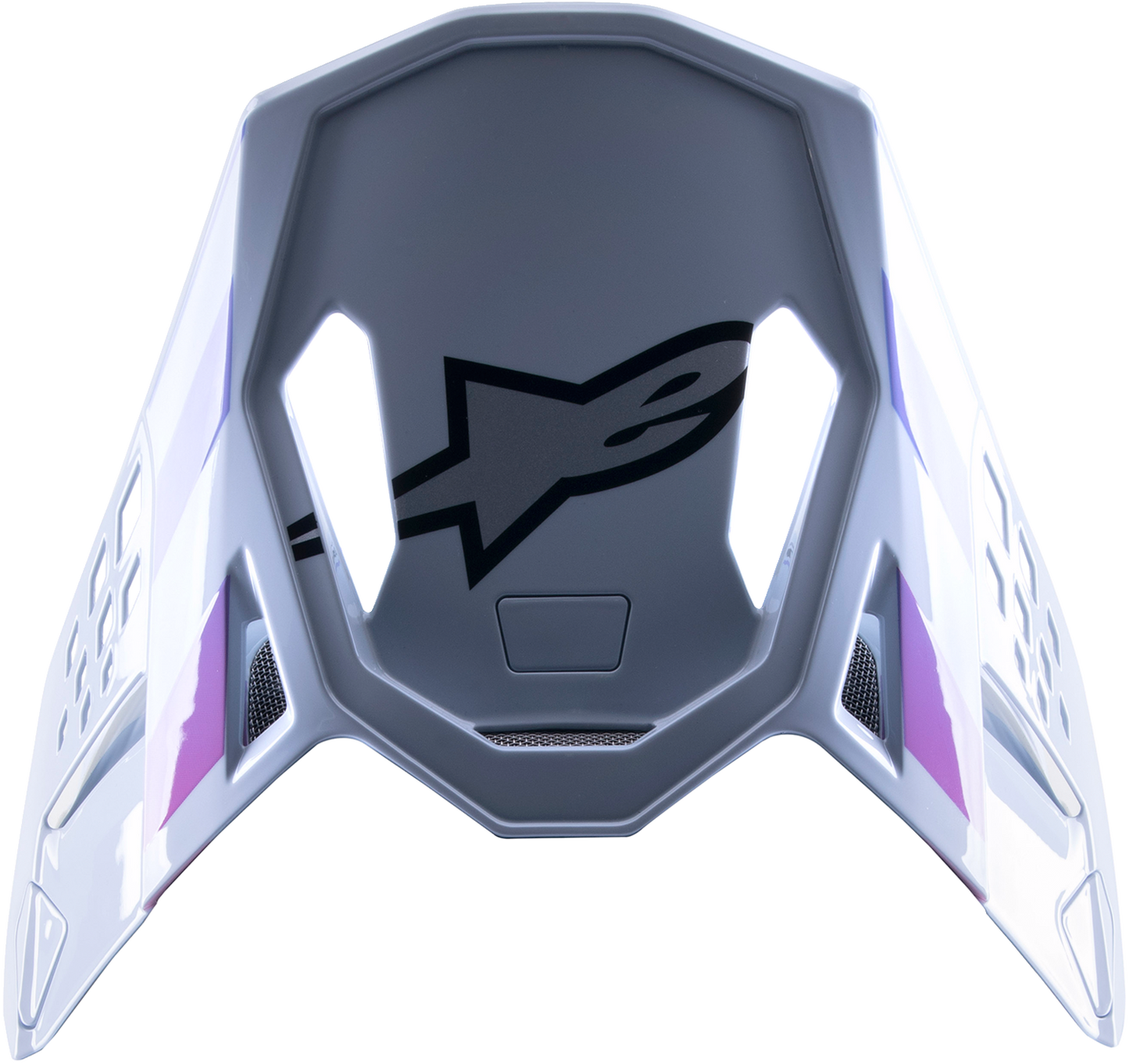 Alpinestars Supertech M10 Visor - Daytona - Haze Gray/Orange Fluo/Rhodamine (Part #8982723-9243)