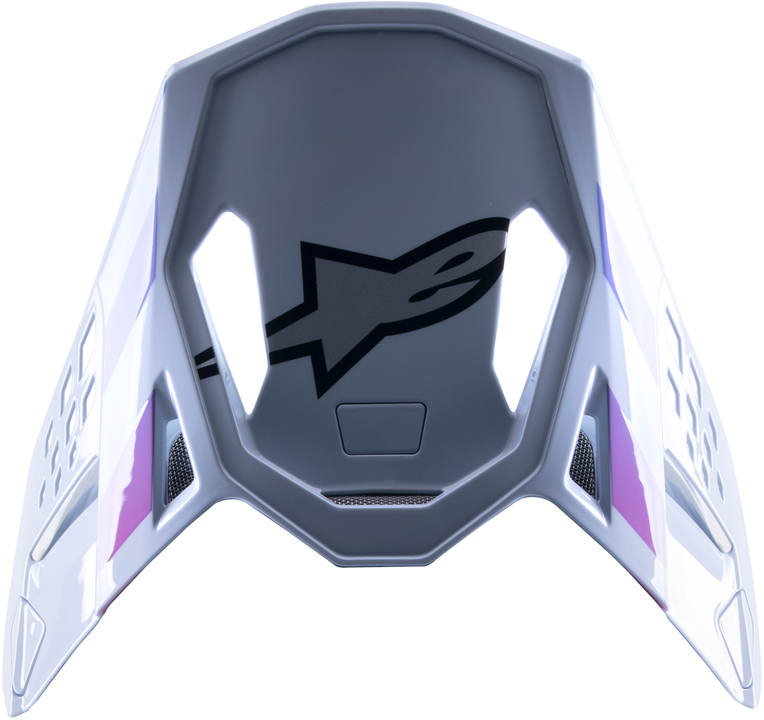 Alpinestars Supertech M10 Visor - Daytona - Haze Gray/Orange Fluo/Rhodamine (Part #8982723-9243)