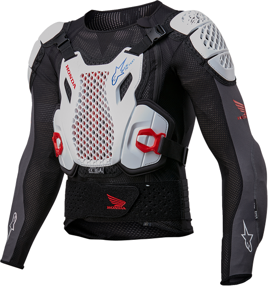 Alpinestars Honda Bionic Plus v2 Protection Jacket - Medium, Black/White/Blue/Bright Red, Part 6506023-1272-M