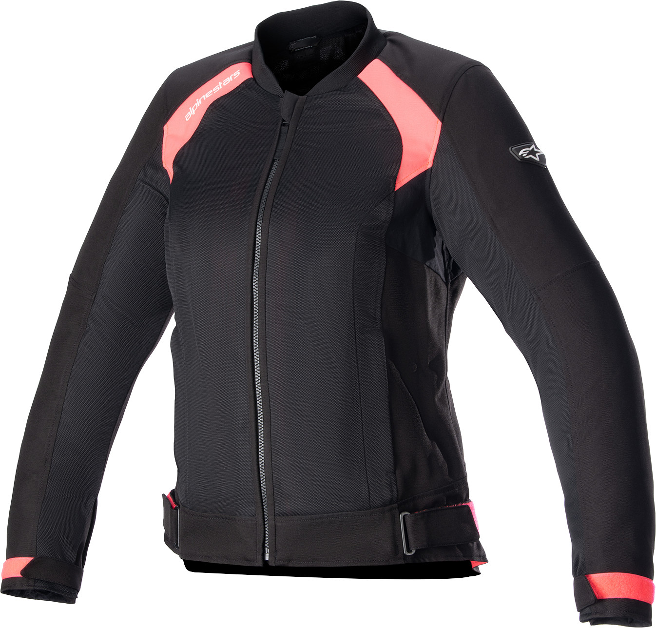 Alpinestars Stella Eloise Women's Motorcycle Jacket - Black and Pink, Size Large (Part No. 33184221839L)