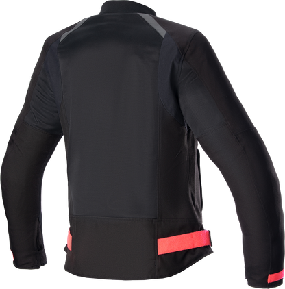 Alpinestars Stella Eloise Women's Motorcycle Jacket - Black and Pink, Size Large (Part No. 33184221839L)