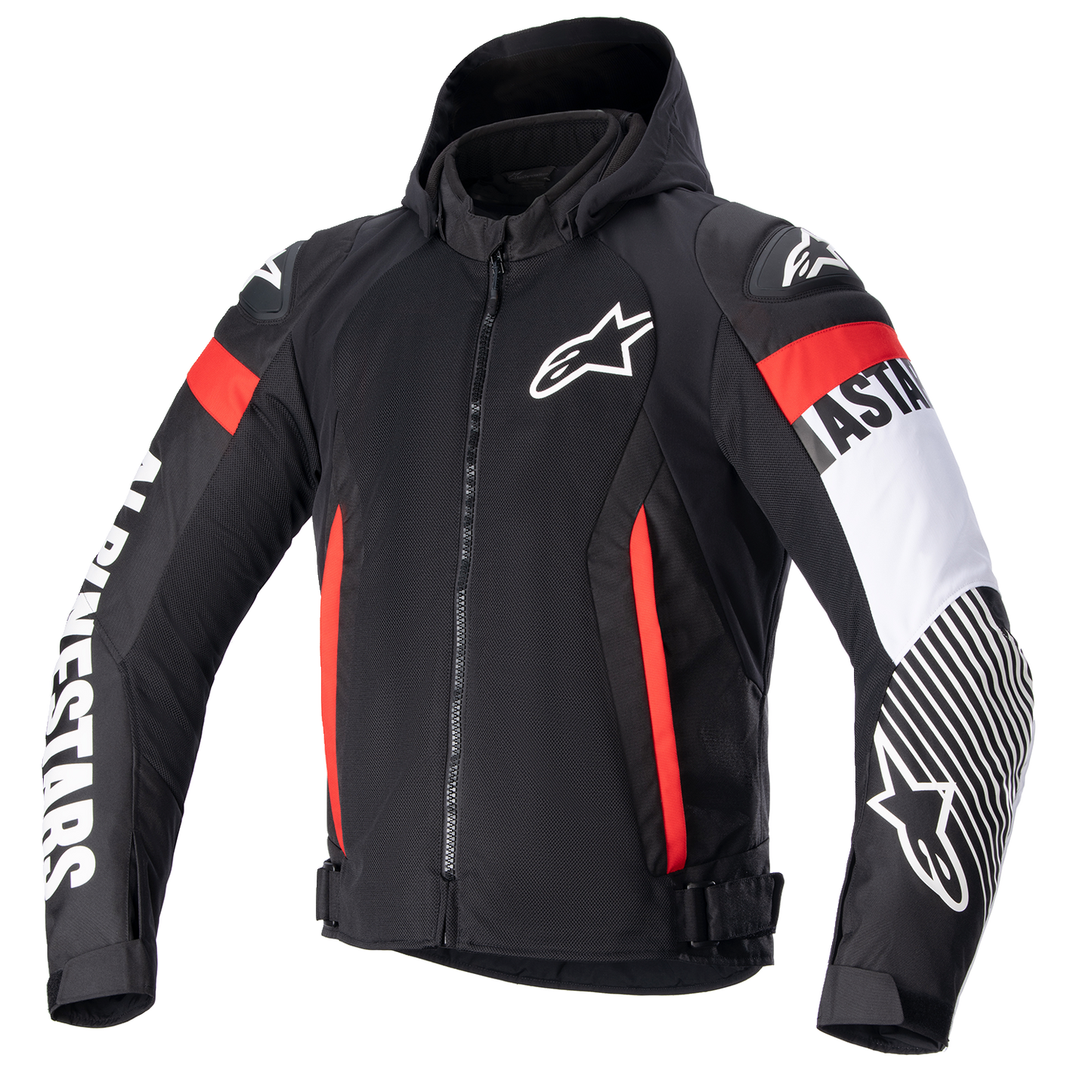 ALPINESTARS Zaca Air Jacket - Black/White/Red - Small 3306423-1231-S