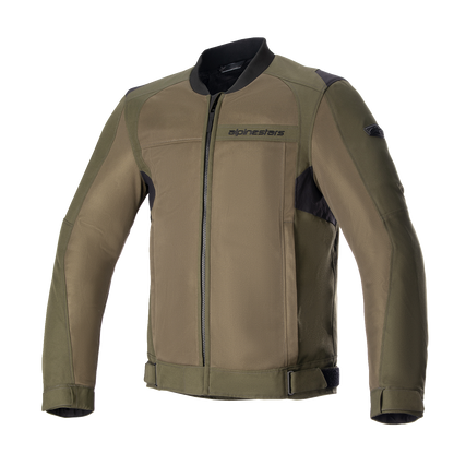 Alpinestars Luc V2 Air Jacket - Green, Medium - Advanced Motorcycle Armor with Tech-Air® Compatibility