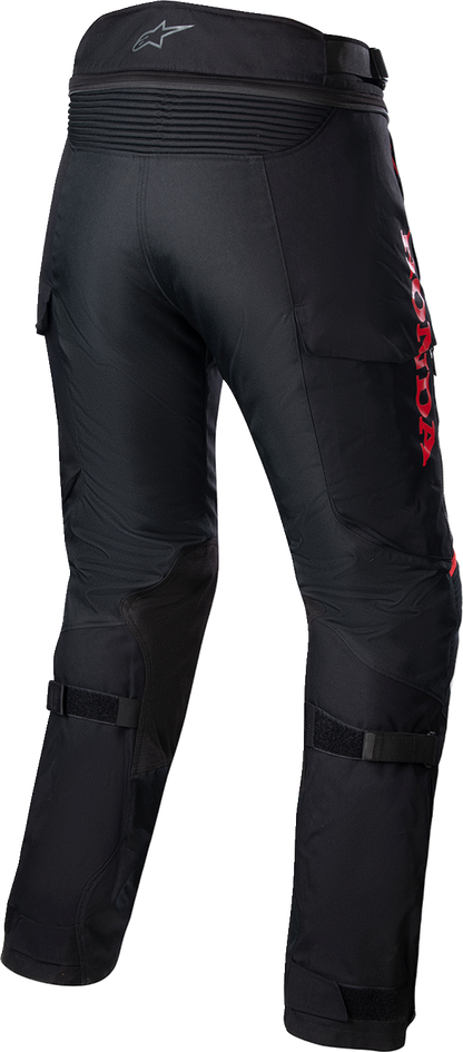 Alpinestars Honda Bogotá Pro Drystar® Pants - Black/Red, Medium (Part #3226723-13-M)